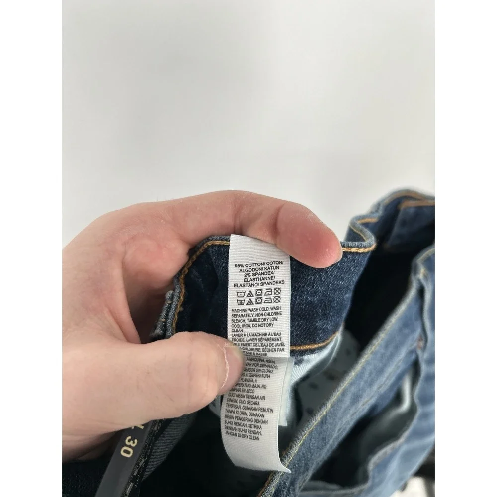 Lucky‎ Brand 181 Jeans Men 44x30 Dark Wash Blue Relaxed Fit Straight Leg Denim